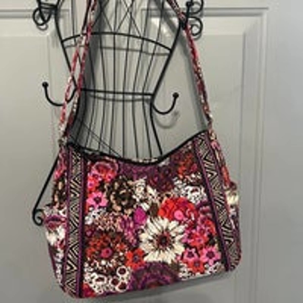 Vera Bradley Crossbody in Rosewood Print